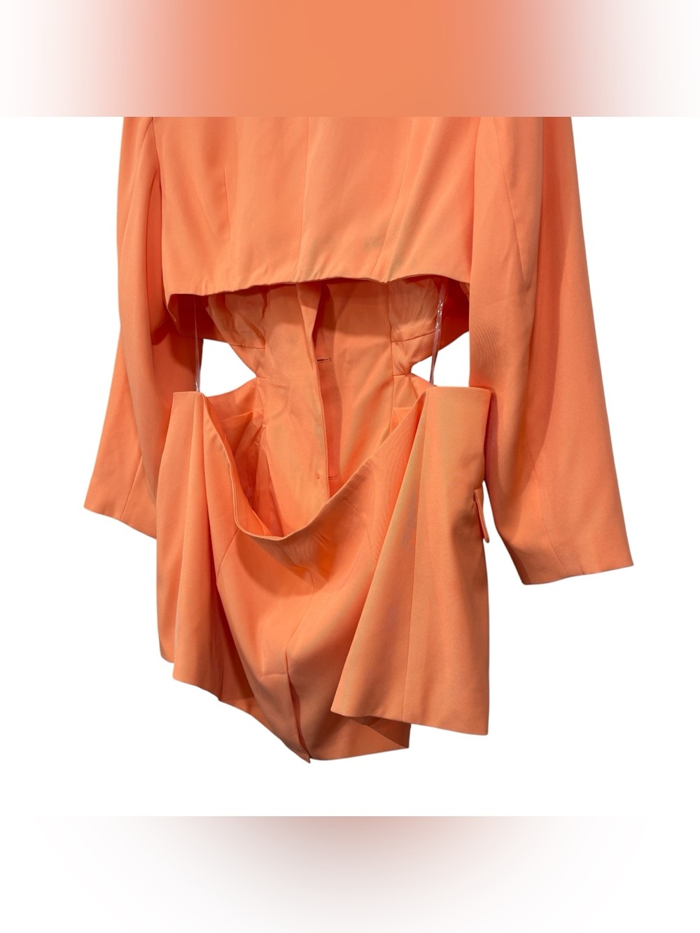 Future Collective x Alani Noelle NWT Orange Cream cutout Blazer Size XXL - Picture 12 of 14